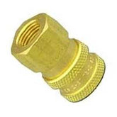 Mi-T-M AW-0017-0001 Adapter, 1/4 x 1/4 in Connection, Quick Connect Socket x FNPT, Brass